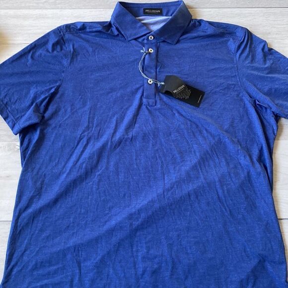 Pellizzari Polo‎ Men’s Shirt Blue XXL Nwt - Picture 4 of 7